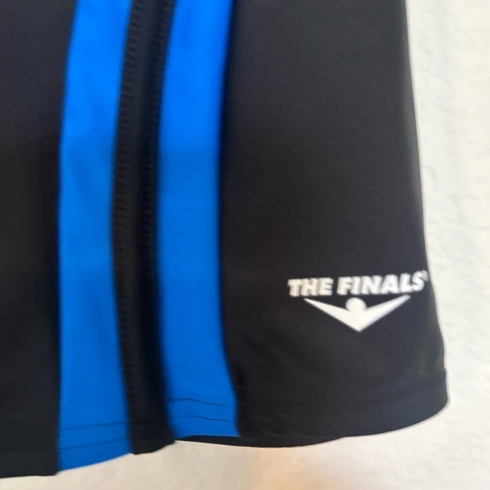 NWT The Finals Men's Black and Blue Swim Jammers Size 28